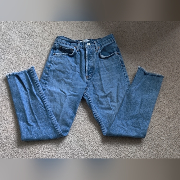 Agolde Women's Button Down Denim Jeans Size 24 - Picture 6 of 7